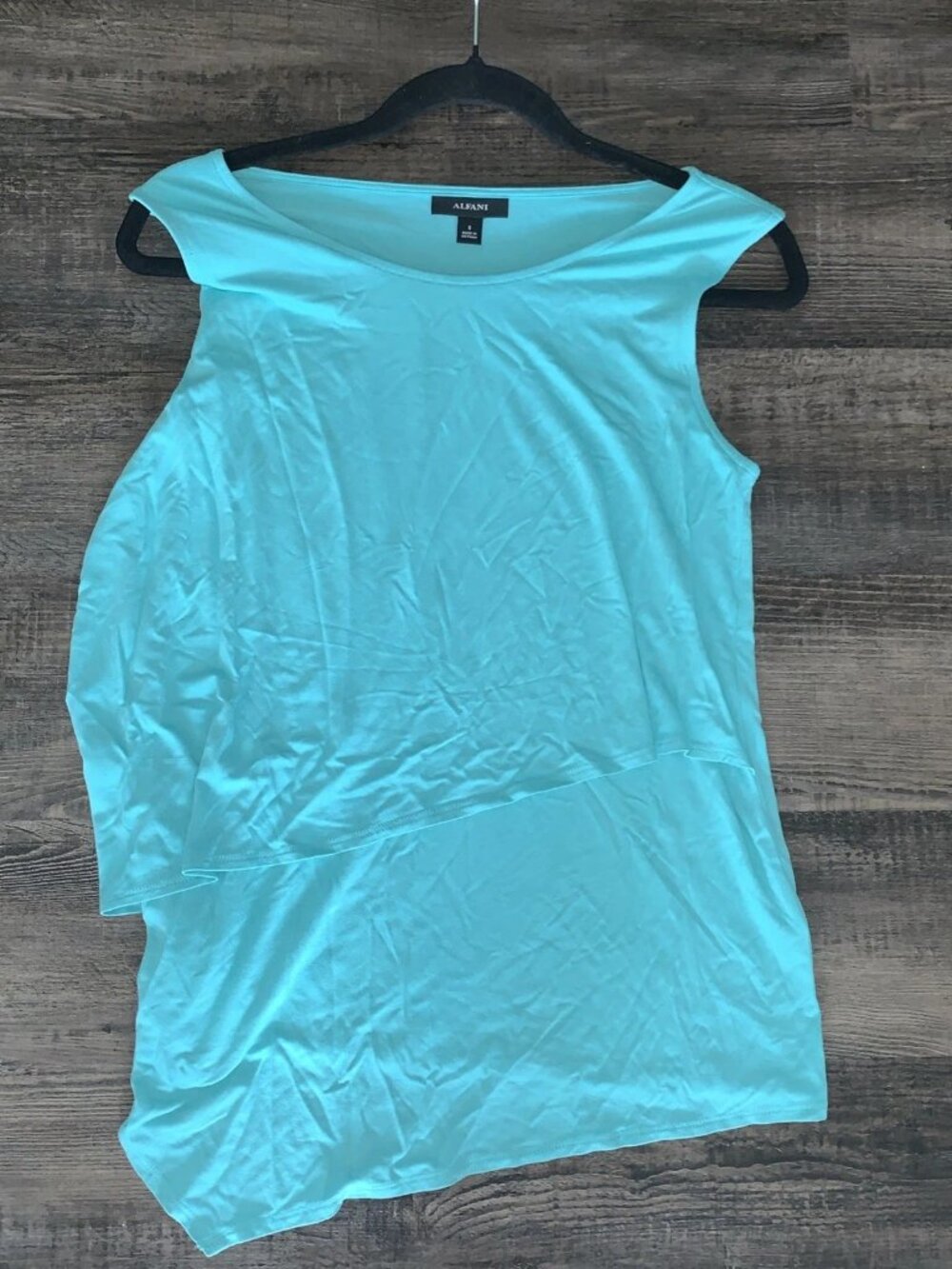 Alfani Women’s Formal Tank Top Size Small, Teal